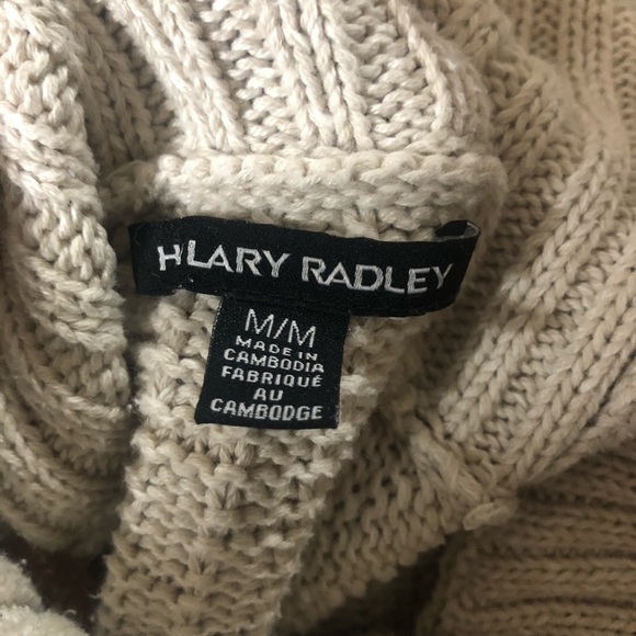 HILARY RADLEY cowl neck long high low hem sweater - Picture 4 of 5